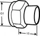 TA Anschlußverschraubung mit Lötnippel 18 mm für STADA DN 20